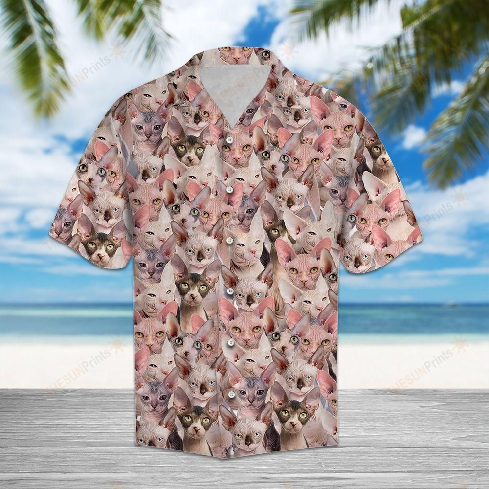 Sphynx Awesome Hawaiian Shirt Ha106009