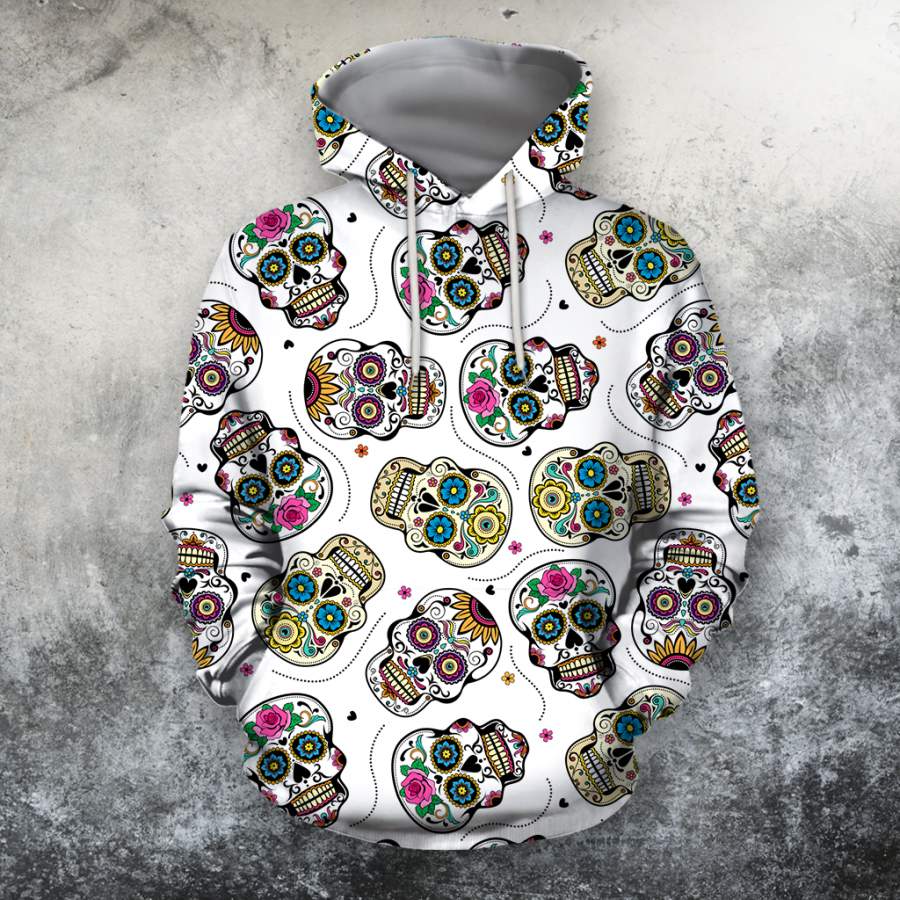 3D All Over Print Skull Art Shirts