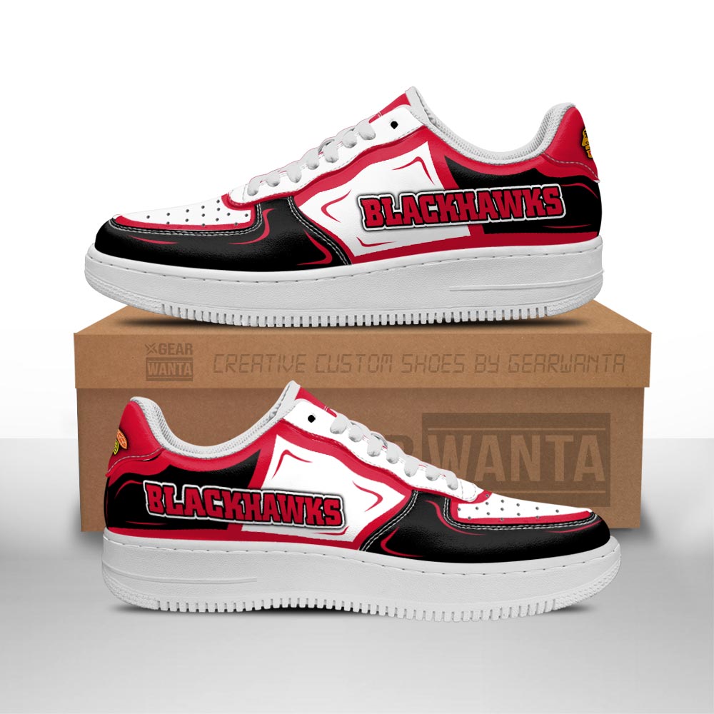 Chicago Blackhawks Air Sneakers Custom Naf Shoes For Fan