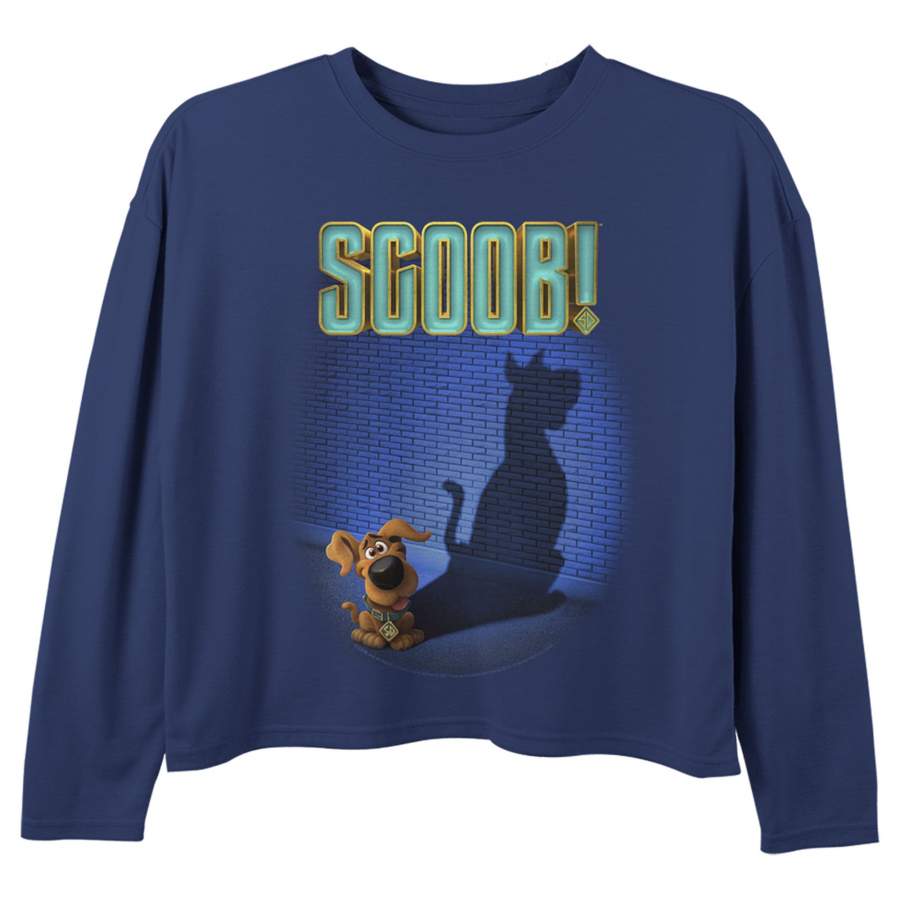 Scooby Doo Girl’s Dog Shadow  Long Sleeve Shirt