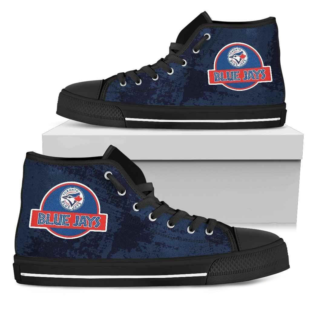 Jurassic Park Toronto Blue Jays High Top Shoes