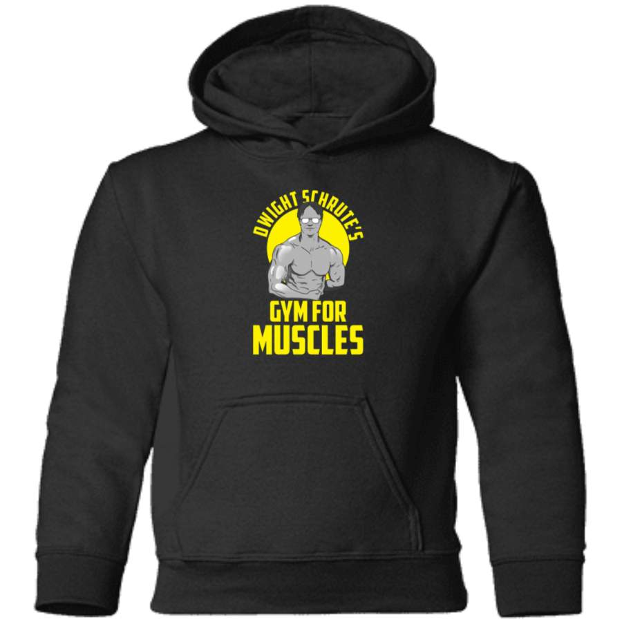 AGR Dwight Schrute gym muscles Toddler Pullover Hoodie