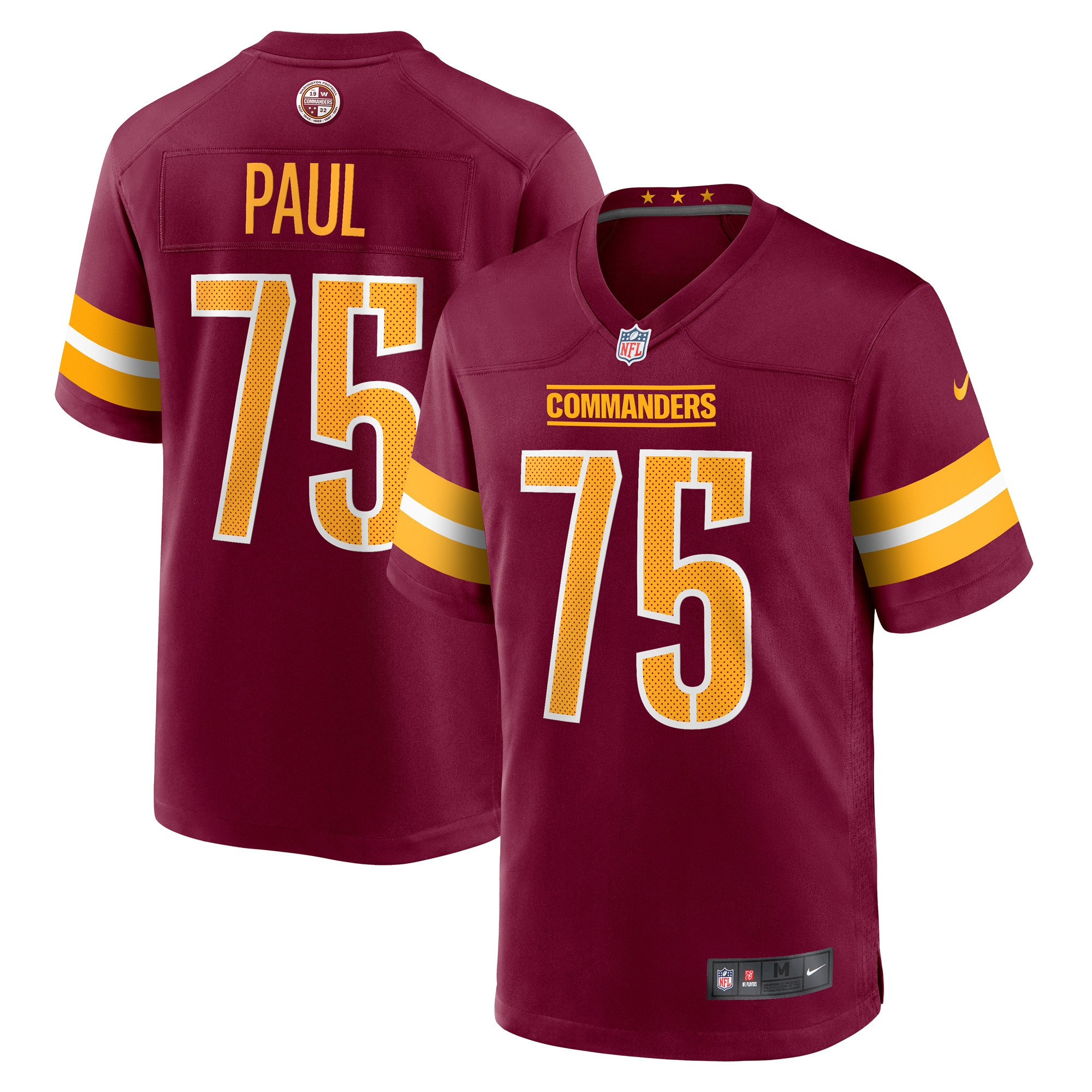 Chris Paul Washington Commanders Player Game Jersey – Burgundy NFL