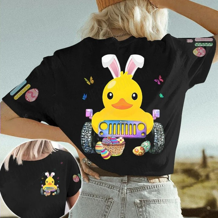 Jp Duck Bunny Easter Day Unisex T-Shirt 3D