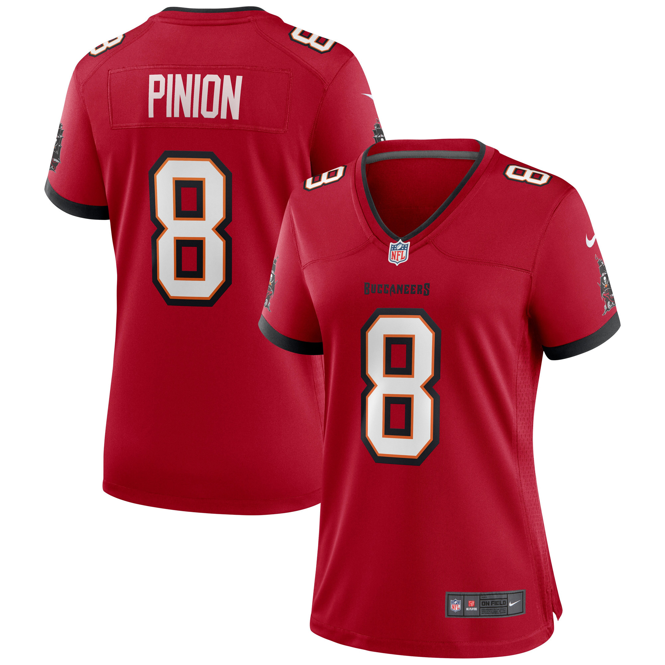 Bradley Pinion Tampa Bay Buccaneers Womens Game Jersey – Red NFL