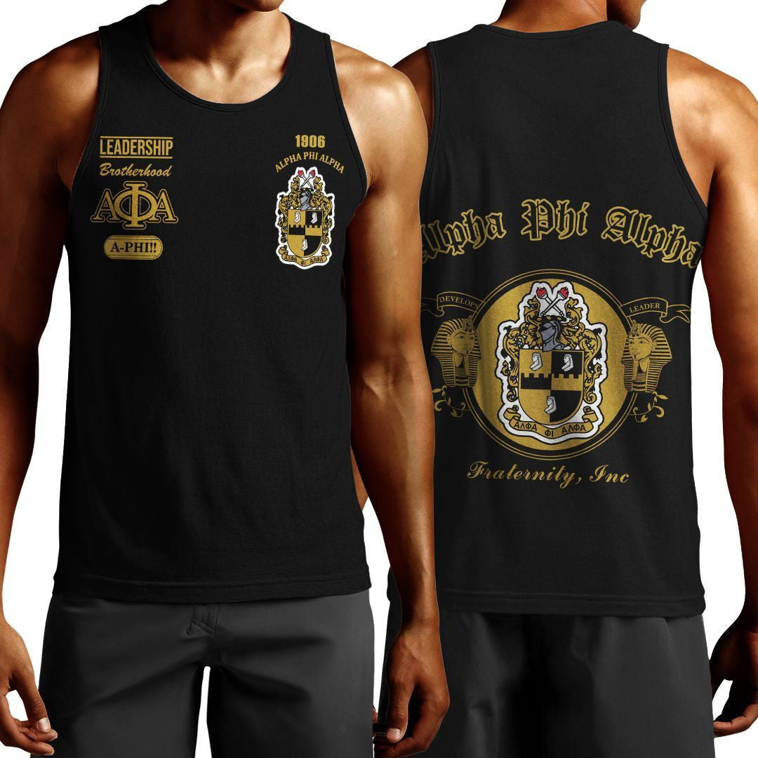 Wonderprint Tank Top  Leadership Alpha Phi Alpha Tank Top