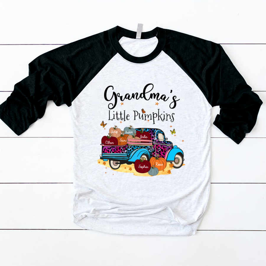 Grandma Truck Leopard Pumpkin Color Shirt