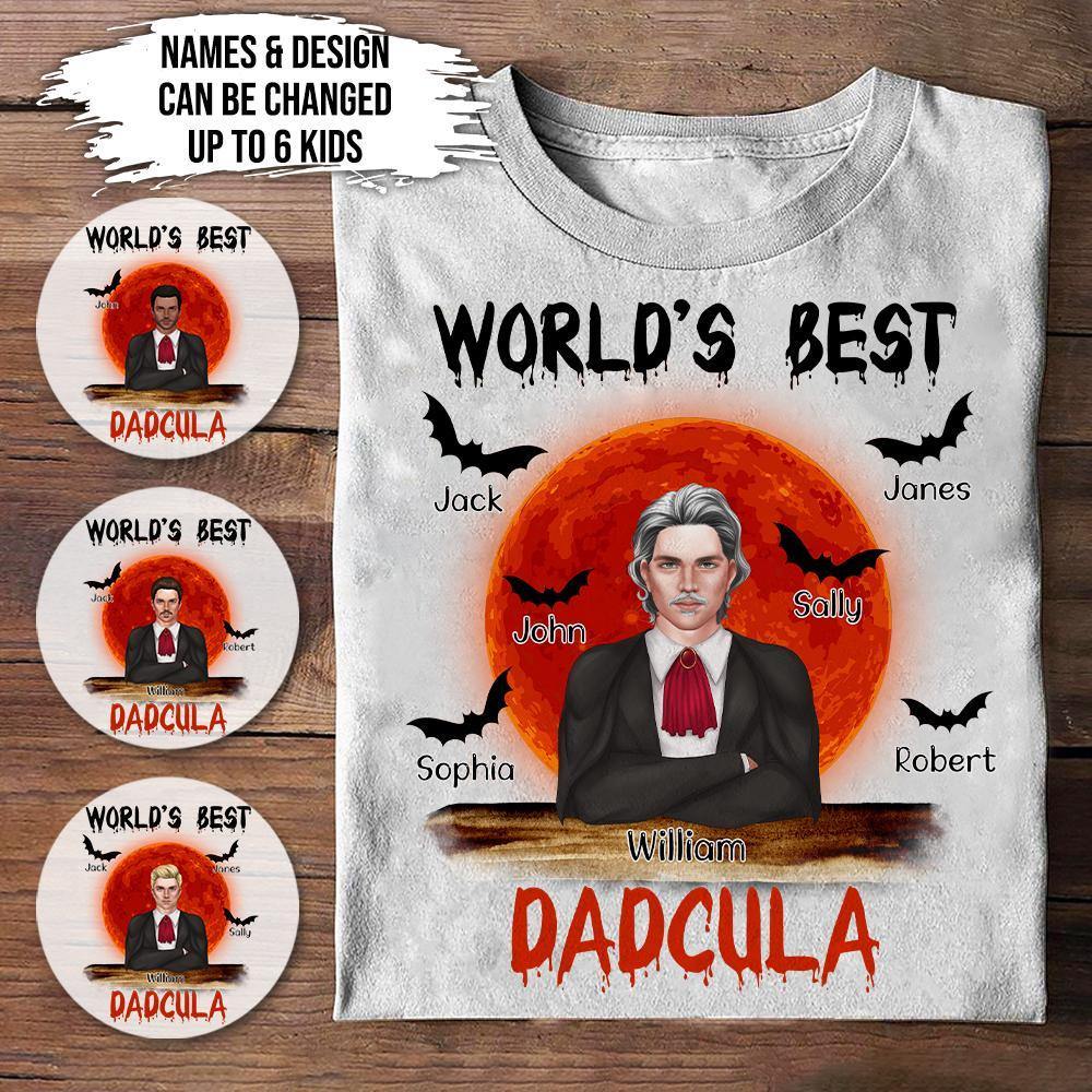 World’S Best Dadcula Personalized Dad Shirt – Halloween Gift