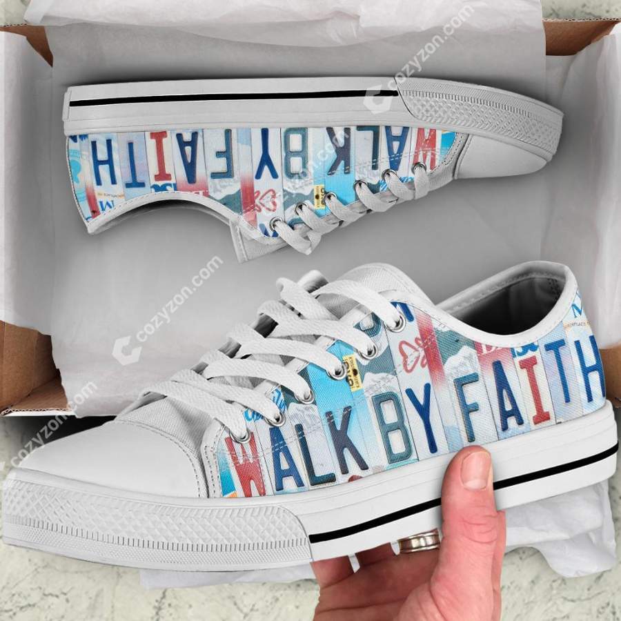 Walk by faith low top shoes HG32205