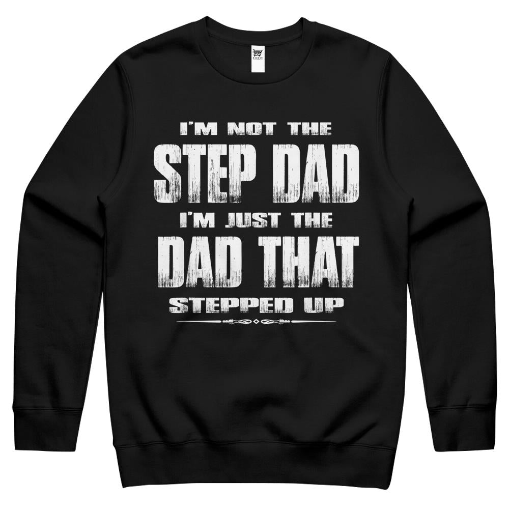 Best Step Dad Shirt Vintage Step Dad The Man Myth Legend Crewneck Sweatshirt