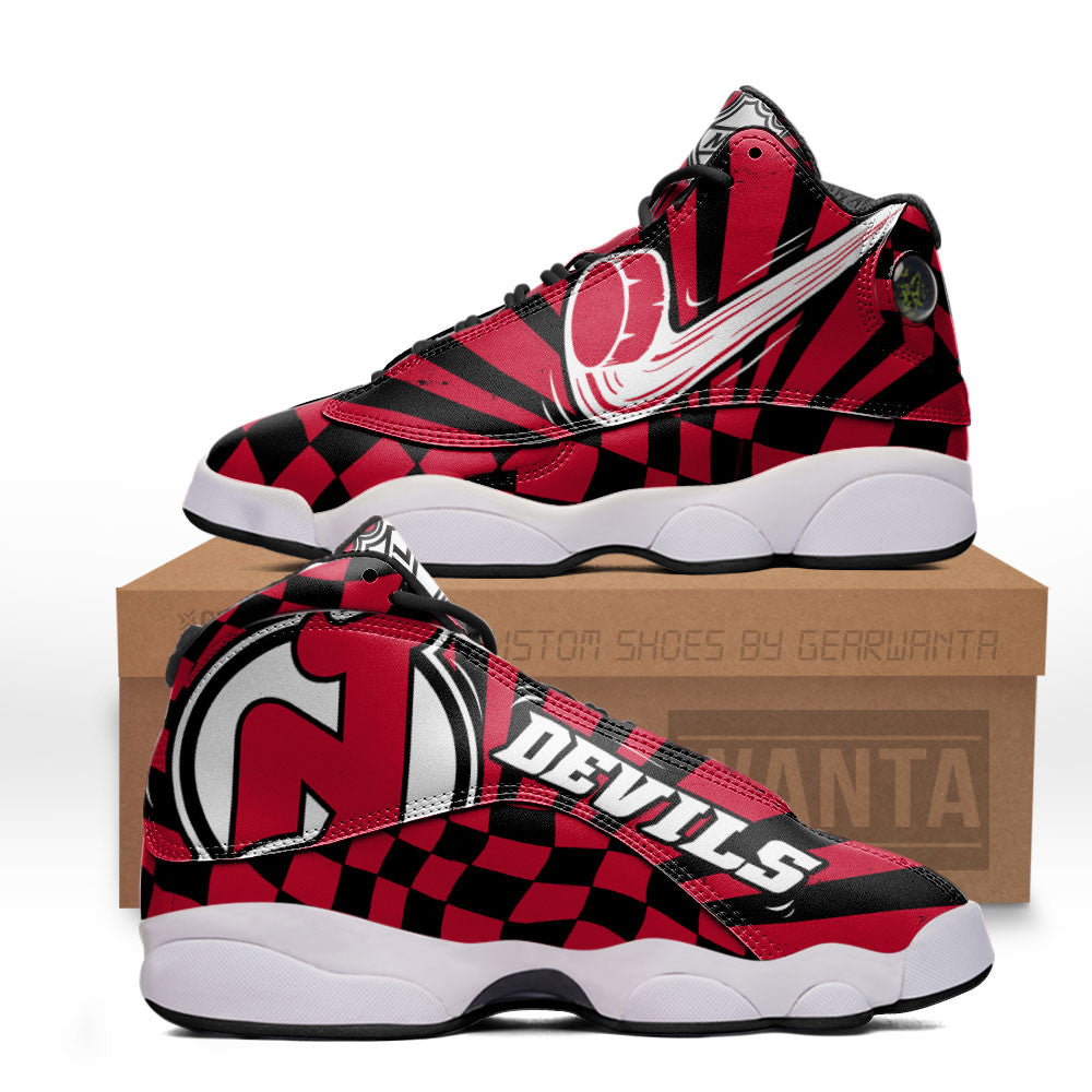 New Jersey Devils  Jd 13 Sneakers Sport Custom Shoes