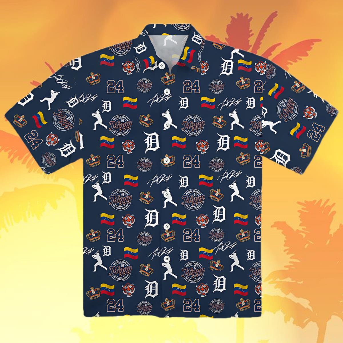 Tigers Hawaiian Shirt Miguel Cabrera Miggy