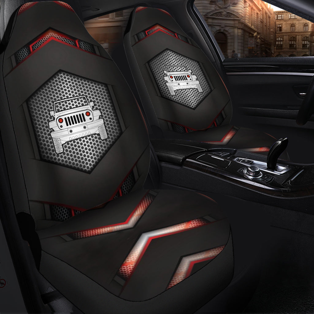 Jeep Iron Premium Car Seat Cover