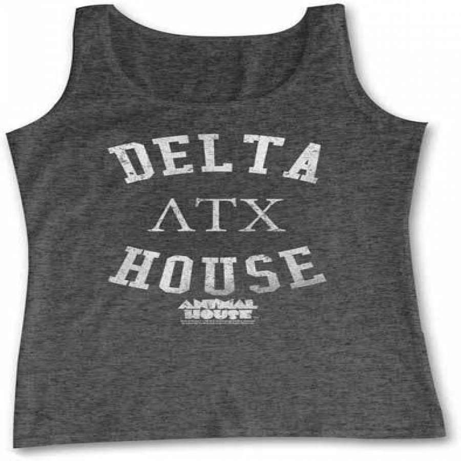 ANIMAL HOUSE-DELTA HOUSE-GRAY HEATHER ADULT  TANK