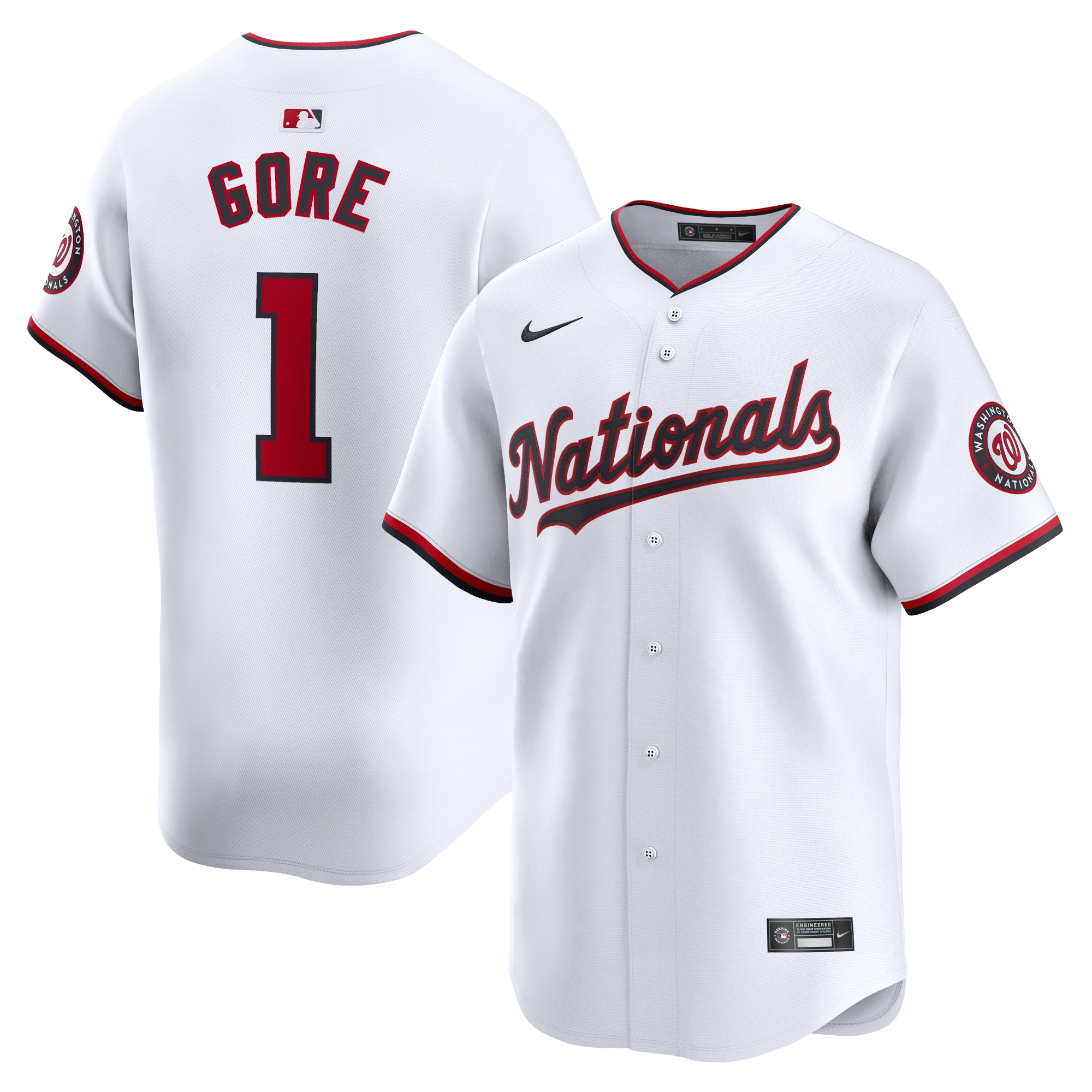 MacKenzie Gore Washington Nationals Home Limited Player Jersey – White