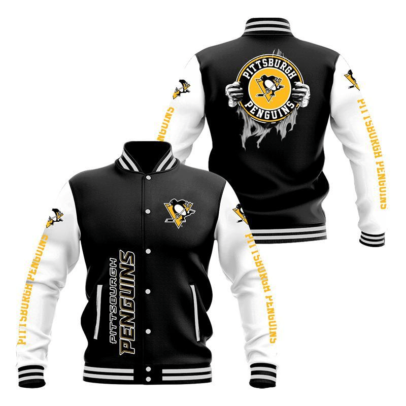 Pittsburgh Penguins Baseball Jacket Limited Edition For Fans