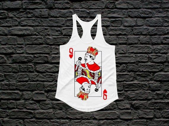 Freddie Mercury Play Card Racerback Tanks Woman Shirt Shirt