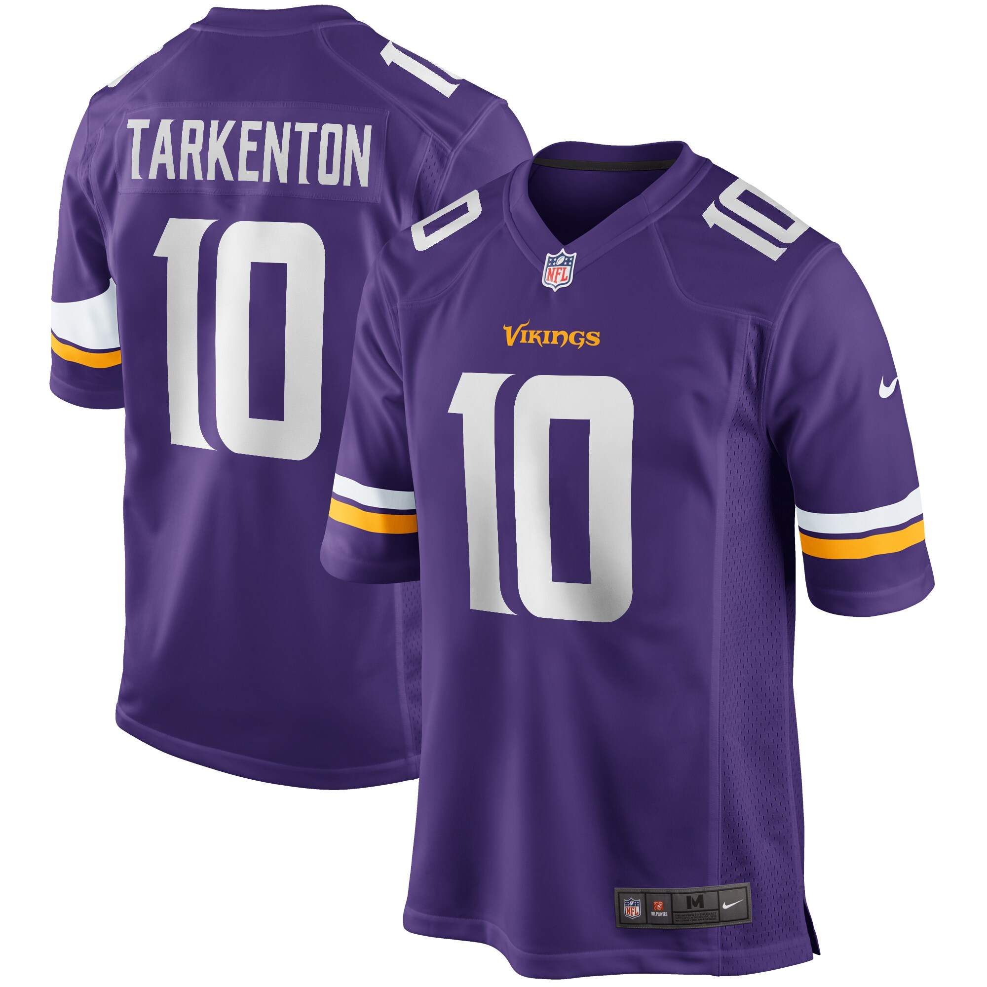 Fran Tarkenton Minnesota Vikings Game Retired Player Jersey – Purple