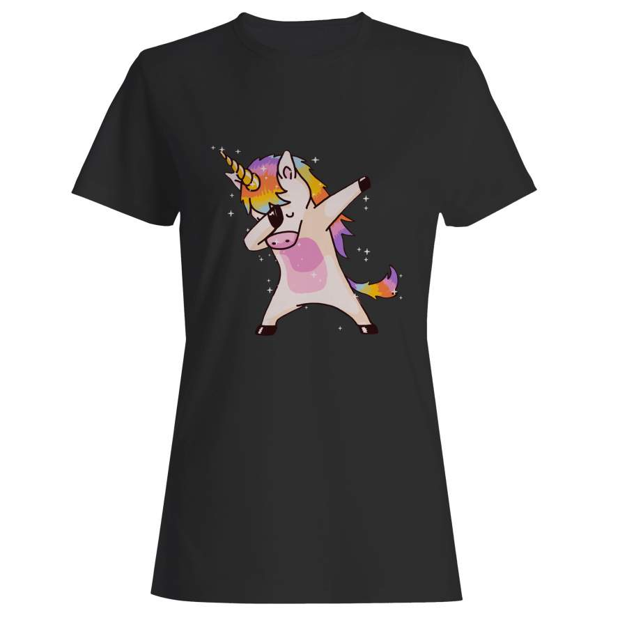 Dabbing Unicorn Woman’s T-Shirt