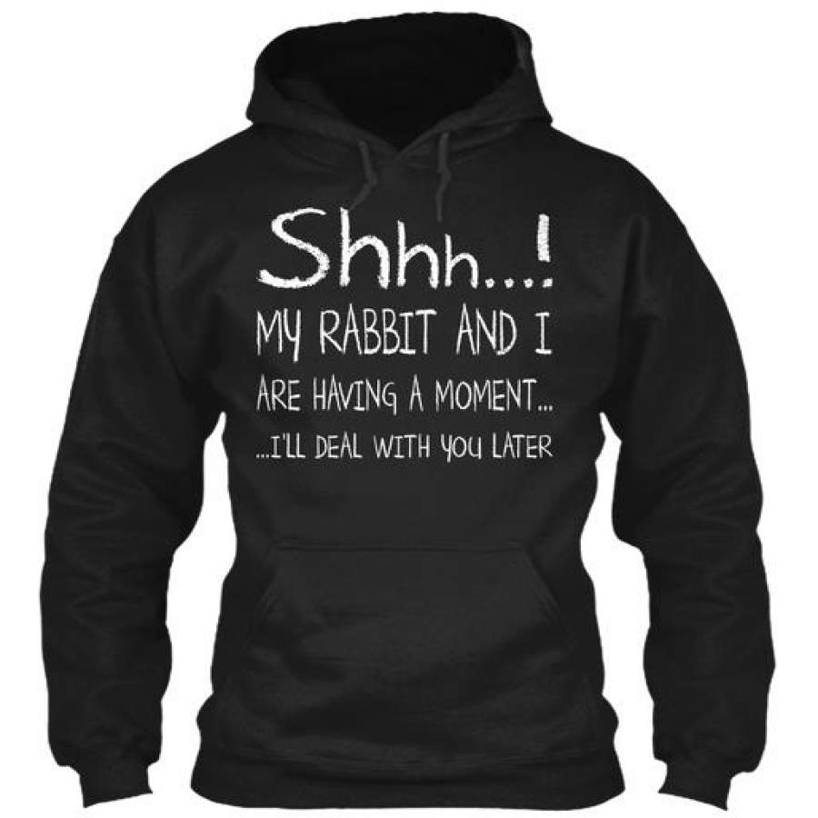 A Rabbit Moment Gildan Hoodie Sweatshirt