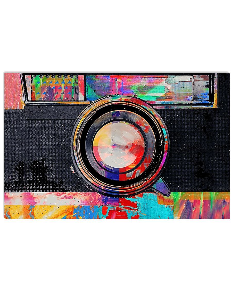 Color Camera Photographer Horizontal Canvas And Poster | Wall Decor Visual Art