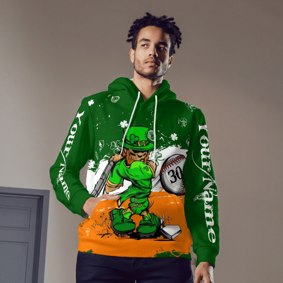 Custom Hoodie Irish Baseball