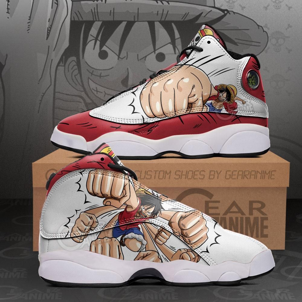 Luffy Gomu Gomu Sneakers JD13 One Piece Anime Shoes