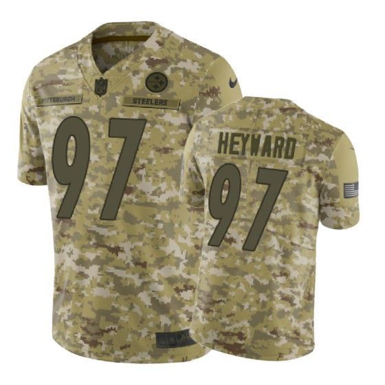 Cameron Heyward Jersey NFL Camo Pittsburgh Steelers