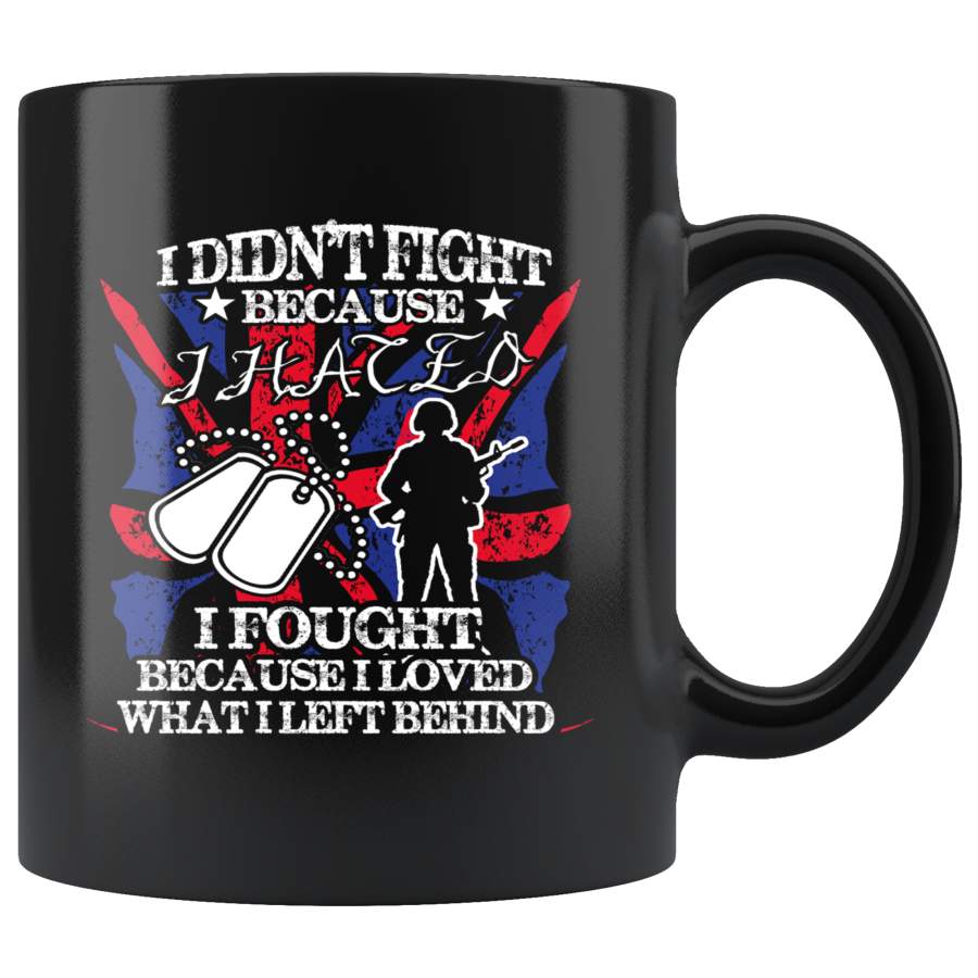 Veteran American Black Ceramic Coffee Mug Quotes Cup Sayings