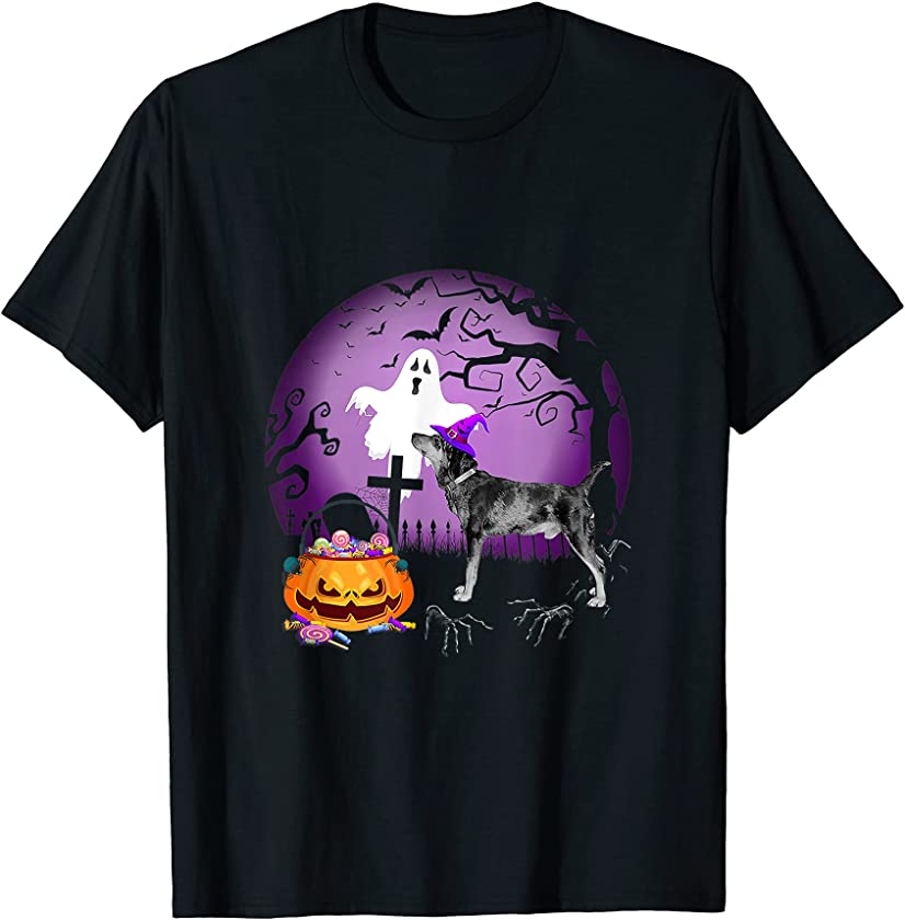 American Leopard Hound Dog Candy Pumpkin Halloween Lover T-Shirt