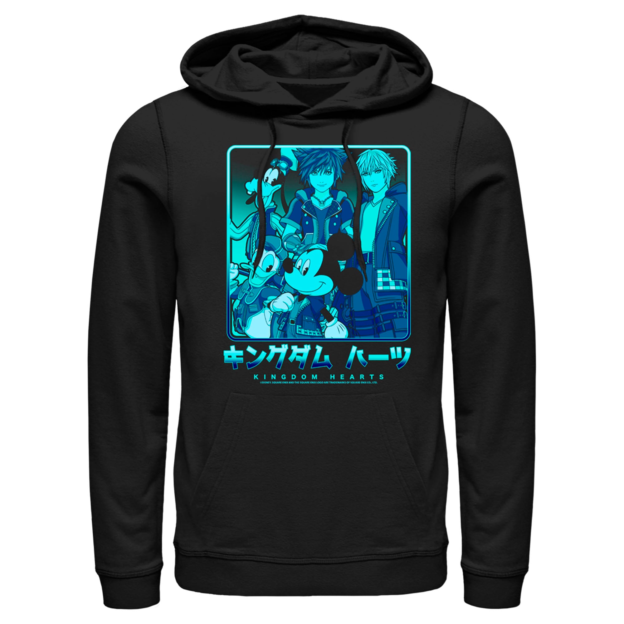 Men’S Kingdom Hearts 3 Heroes In A Box Pull Over Hoodie