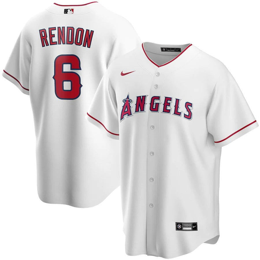 Men’S Los Angeles Angels Anthony Rendon Nike White Home Replica Player Name Jersey