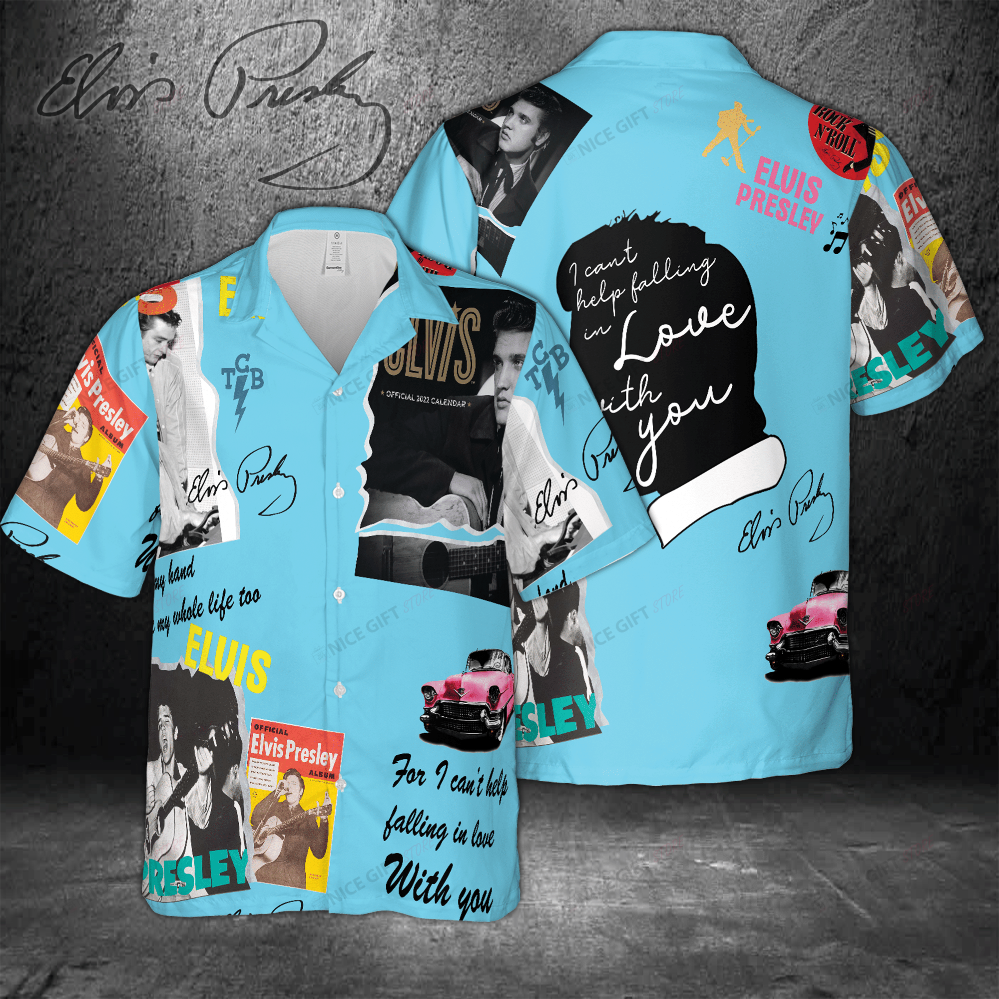 Elvis Presley Hawaiian 3D Shirt 3Hs-H7W2