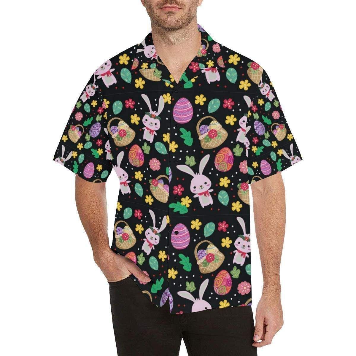 Beach Shirt Order Easter Day Lucky Bunny Eggs Sweet Hawaiian Shirts V