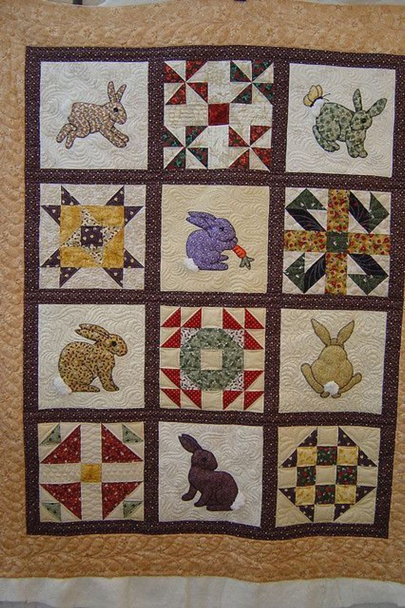 Rabbit Quilt Tdhvb