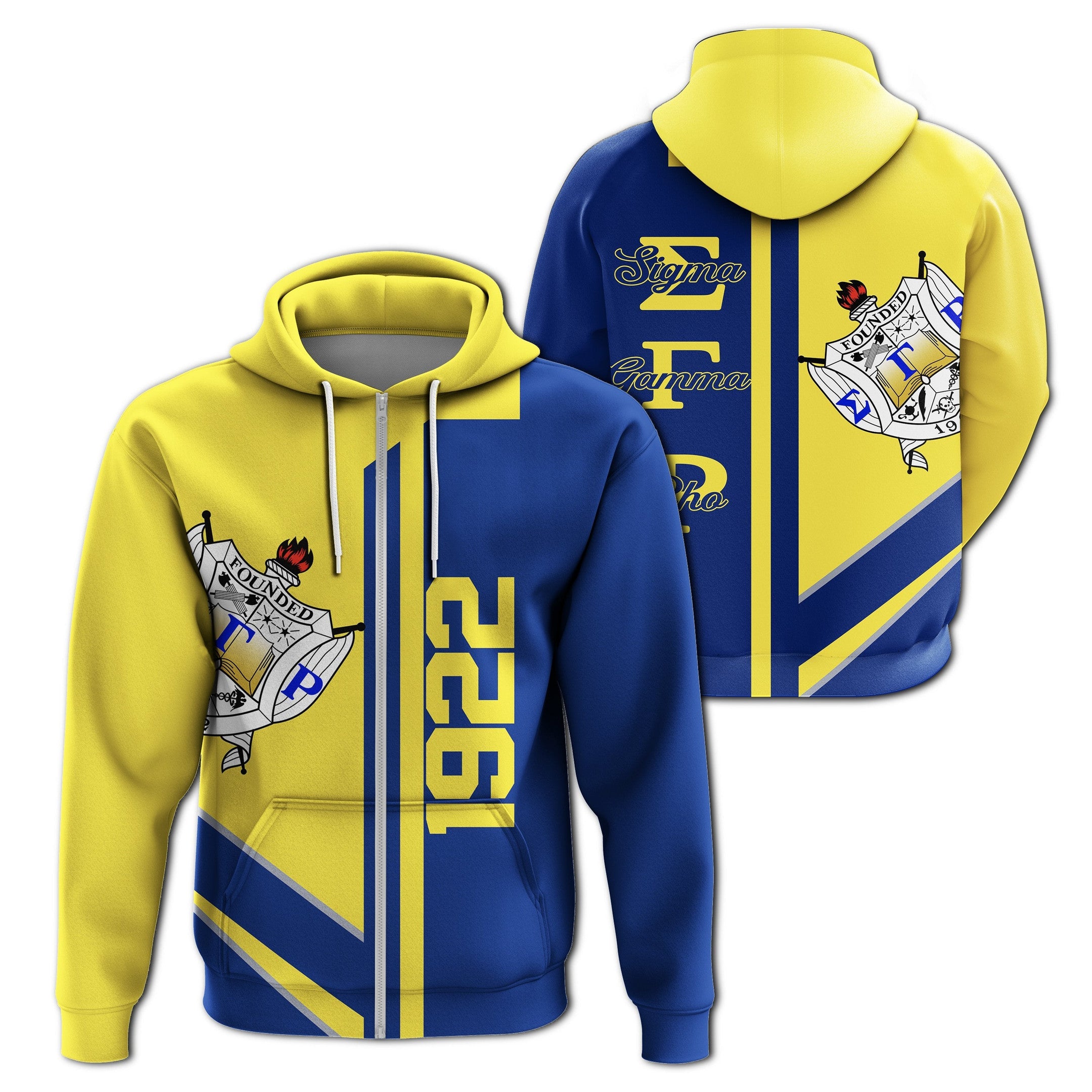 Sorority Hoodie – Sigma Gamma Rho Sgr Half Concept Pullover Hoodie