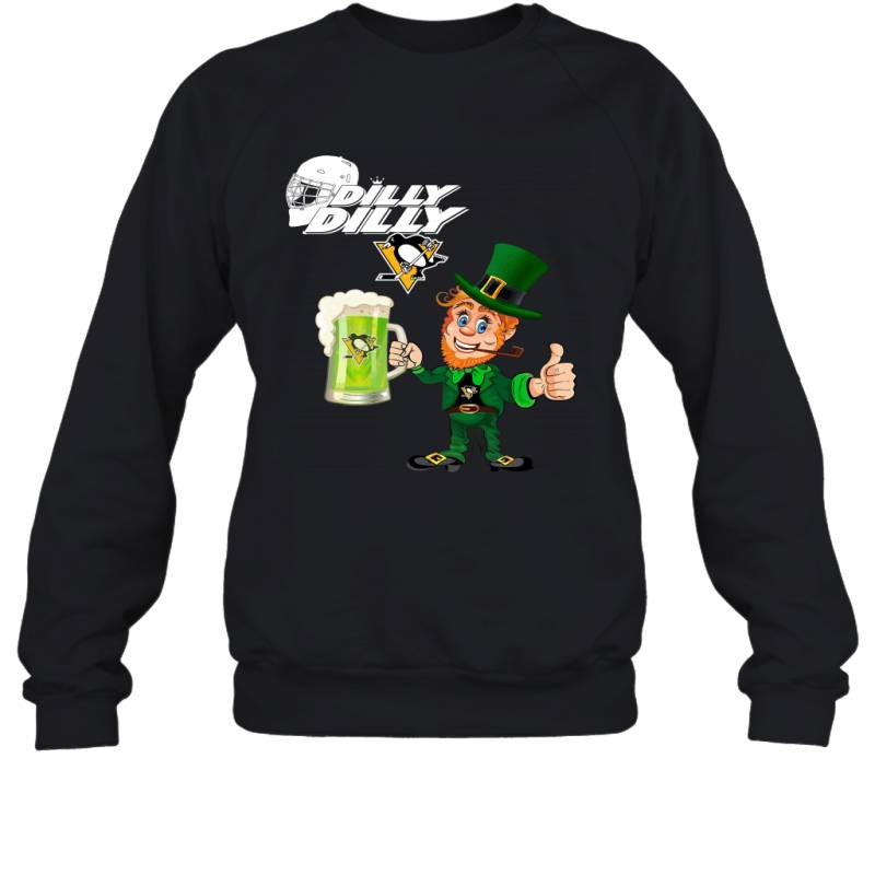 Pittsburgh Penguins Dilly Dilly Saint Patrick Day Sweatshirt