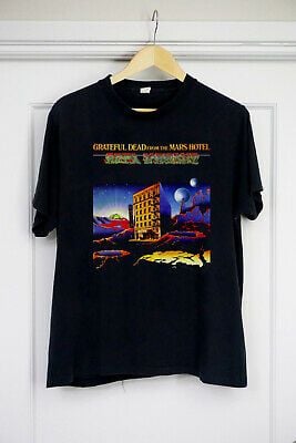 Vintage Rare Grateful Dead From The Mars Hotel 1974 Trippy Album Cover Band New T-shirt 7592