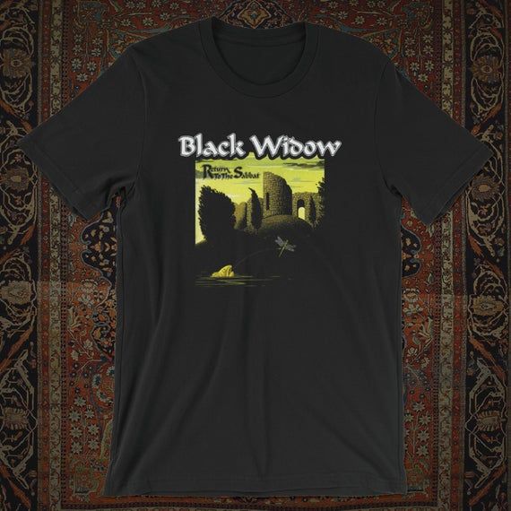 Black Widow Band Shirt Return To The Sabbat Shirt