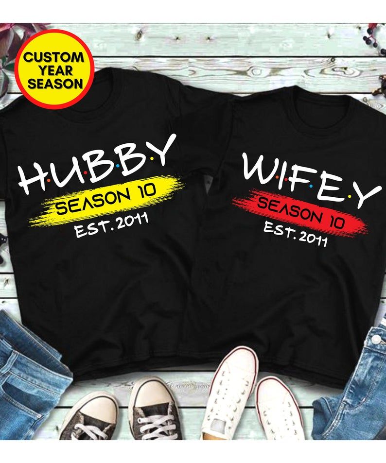 Wedding Anniversary Gifts, 10Th Anniversary Shirts Matching T Shirts, Gift For Her/Him, For Husband/Wife