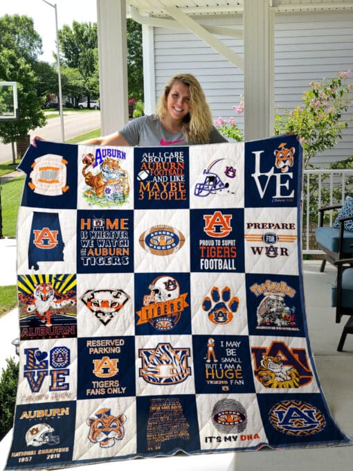 Auburn Tigers Blanket Quilt2 B93