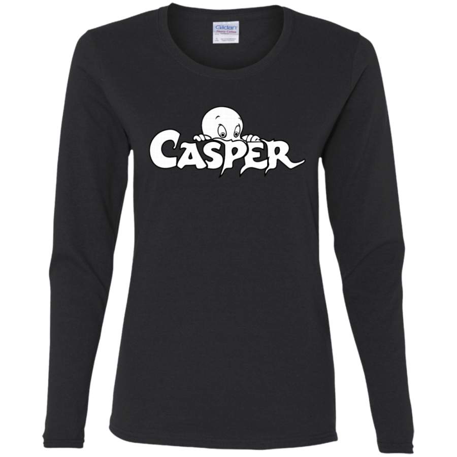 AGR Casper Logo Ladies’ Cotton LS T-Shirt