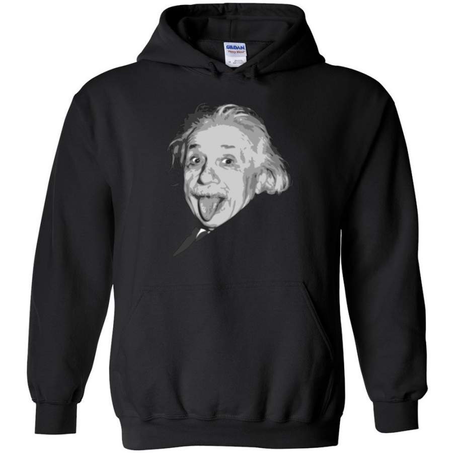 Albert Einstein Tongue Out – Hoodie