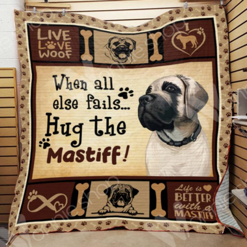 English Mastiff Dog Blanket NOV1501 77O53