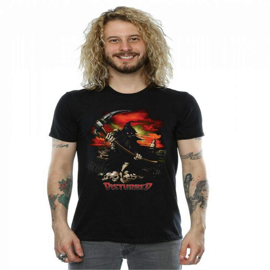 Disturbed Men’S Battle Grounds T-Shirt