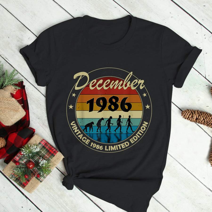 Vintage December 1986 Revolution Birthday T-Shirt