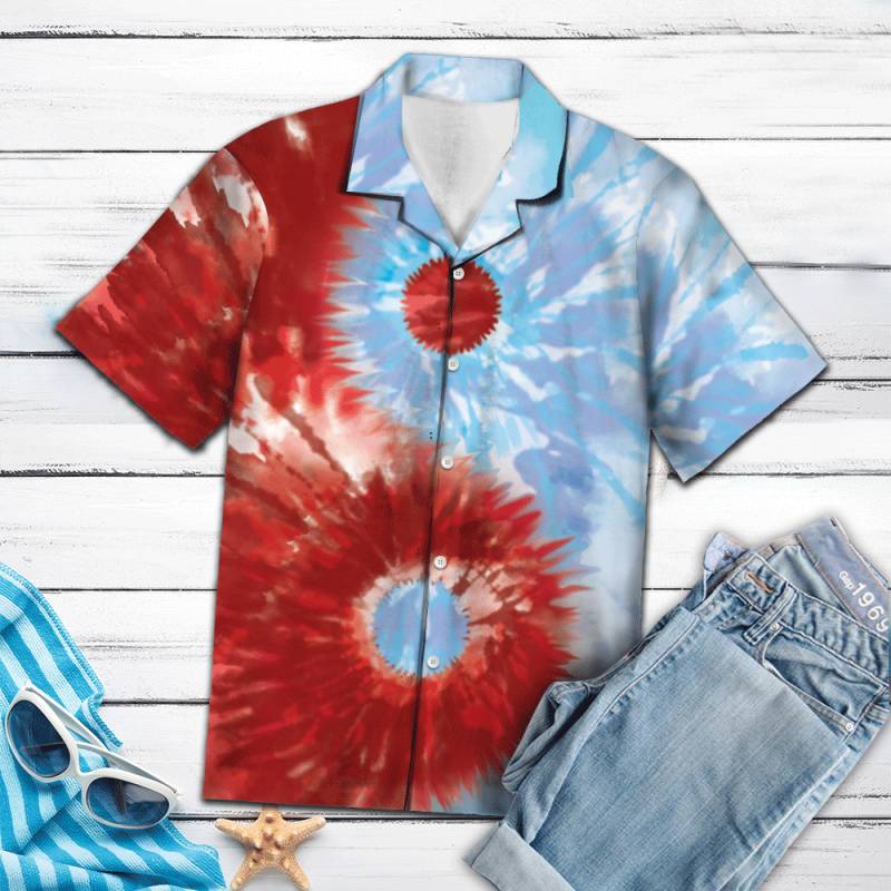 Yin Yang Tie Dye H10812 – Hawaiian Shirt