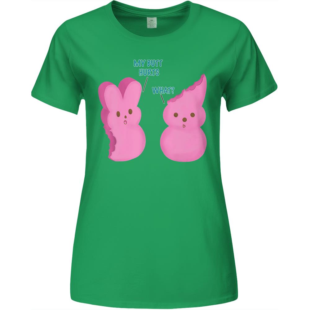 Bunny Peeps Comic Skit Premium Womens Tshirts