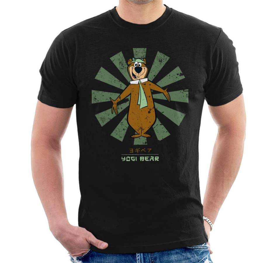 Yogi Bear Retro Japanese Men’s T-Shirt