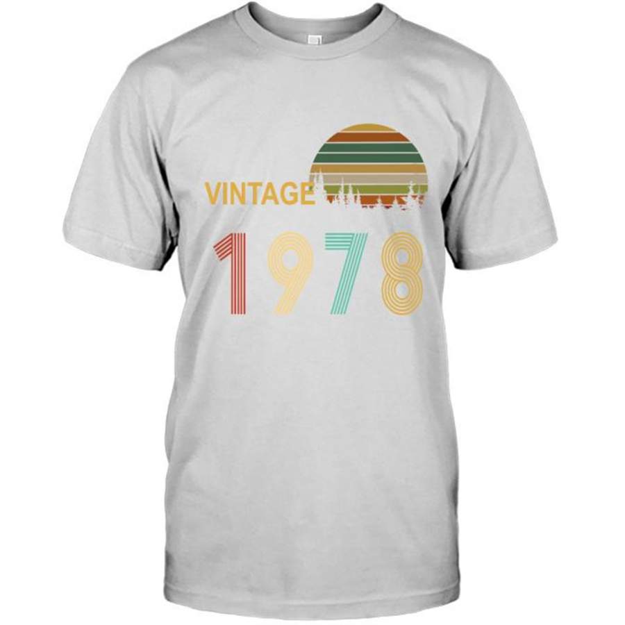 Vintage 1978, Birthday Gift, Retro Classic – Gildan Short Sleeve Shirt